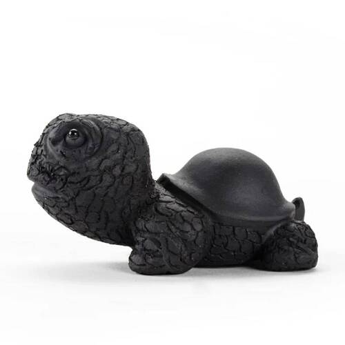 Tea Pet Purple Clay Little Turtle Sculpture Ornaments Golden Turtle General Turtle Pot Lid Holder Creative Tea Play Ornaments Manufacturer