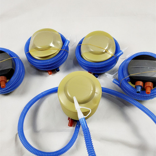 Factory wholesale foot pump, portable 4-inch foot pump, foot inflation pump with aluminum film, balloon pump