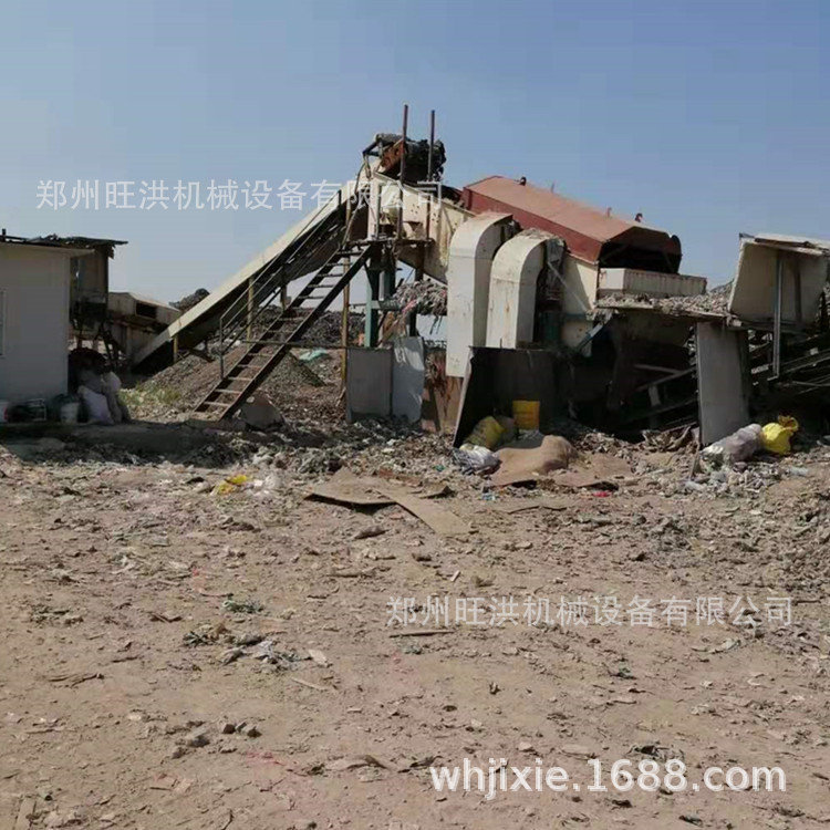 移动式生活垃圾分拣机建筑余料再循环筛分设备拆迁垃圾破碎分类机