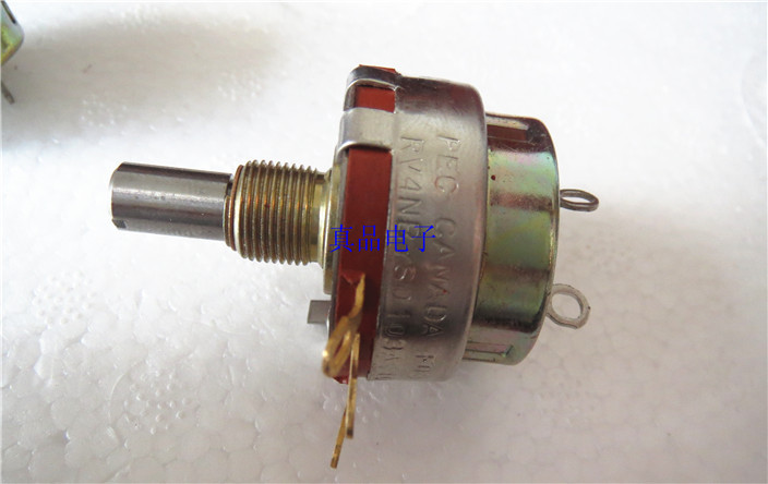 PEC RV4NBYSD103A 10K进口加拿大金脚带开关电位计 柄长22MMX6
