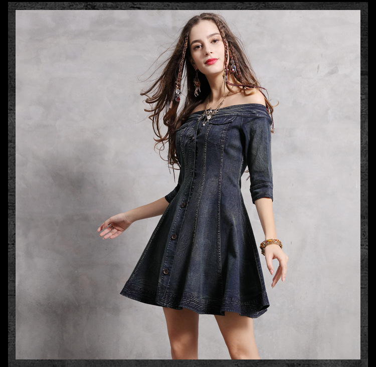 Robe femme LIAOSHI KEER QIAOWA       en Cow-boy - Ref 3328076 Image 40