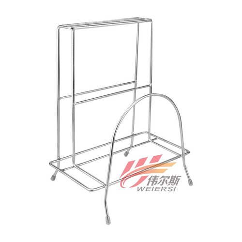 Origin factory stainless steel knife board stand, cutting board stand, combined kitchen knife and chopping board integrated storage rack