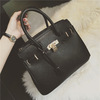 Capacious platinum one-shoulder bag with zipper, bag strap, Aliexpress, European style