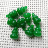 Emerald green pendant jade, big accessory, beads, wholesale