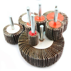 百葉磨頭 帶柄頁輪 砂布打磨頭 拋光打磨千頁磨頭 百頁輪砂輪砂布