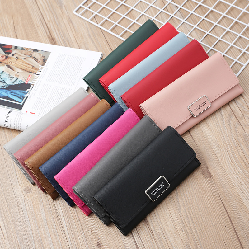 Korean Multi-card Metal Buckle Clutch Wholesale display picture 1