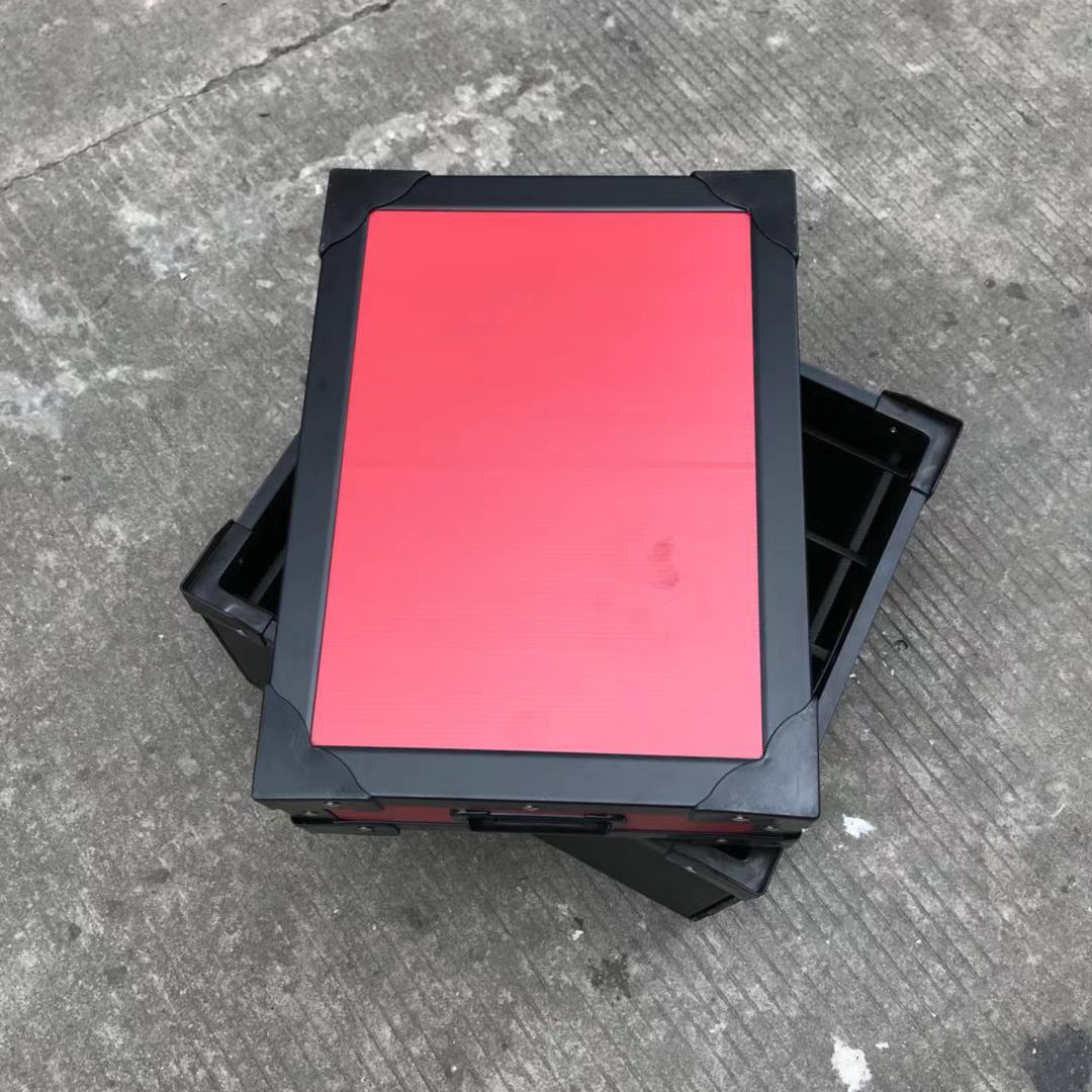 定制塑料多颜色中空板骨架箱 5mm骨架周转箱 瓦楞隔板刀卡骨架箱