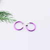 Fashionable ear clips, earrings, accessory, 11mm, no pierced ears