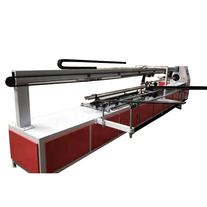 厂家定制纸管旋转全自动丝杆转动数控精切机大直径多刀纸管精切机