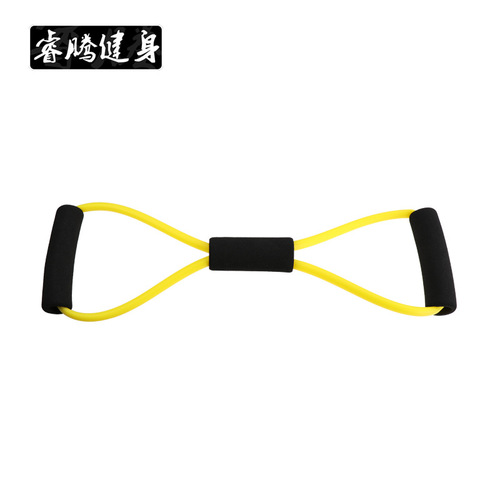 TPE8字拉力绳八字拉力器女生拉力器扩胸器瑜伽普拉提供应瑜伽