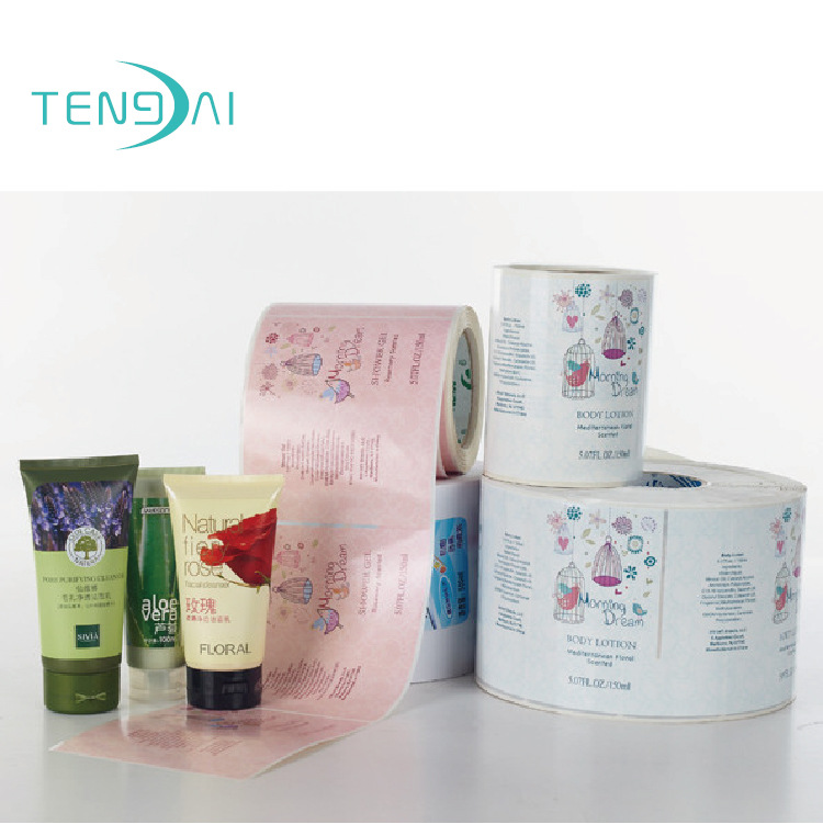 【化妆品不干胶】广州标签厂印刷 强粘防水不干胶 贴瓶子不干胶