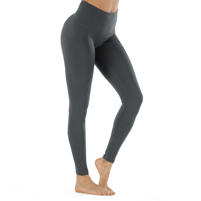 hollow stitching tight sports running fitness yoga pants NSLX21580