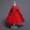 Warm dress, skirt, cheongsam, festive small princess costume, children's clothing, Chinese style