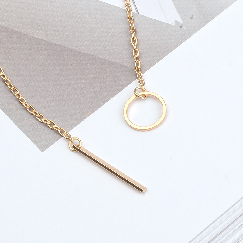 7g Weight Necklace Classification Wedding, Travel Occasion Alloy Material Women'S Gender Plating Design Simple Style Style Gold, Silver Color Fashion Retro Necklace 6