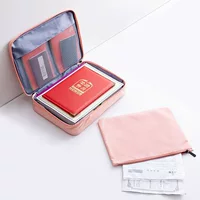 Handheld capacious organizer bag, universal card holder for documents