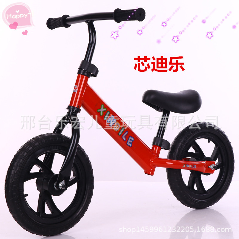 禮品新款兒童平衡車無腳踏車12寸兒童自行車溜溜車滑步車滑行車