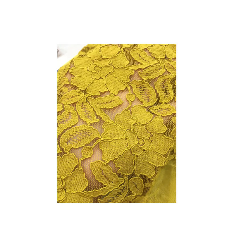 【厂家直销】新款无弹蕾丝面料 高品质 锦棉股线锦棉服装女装布料