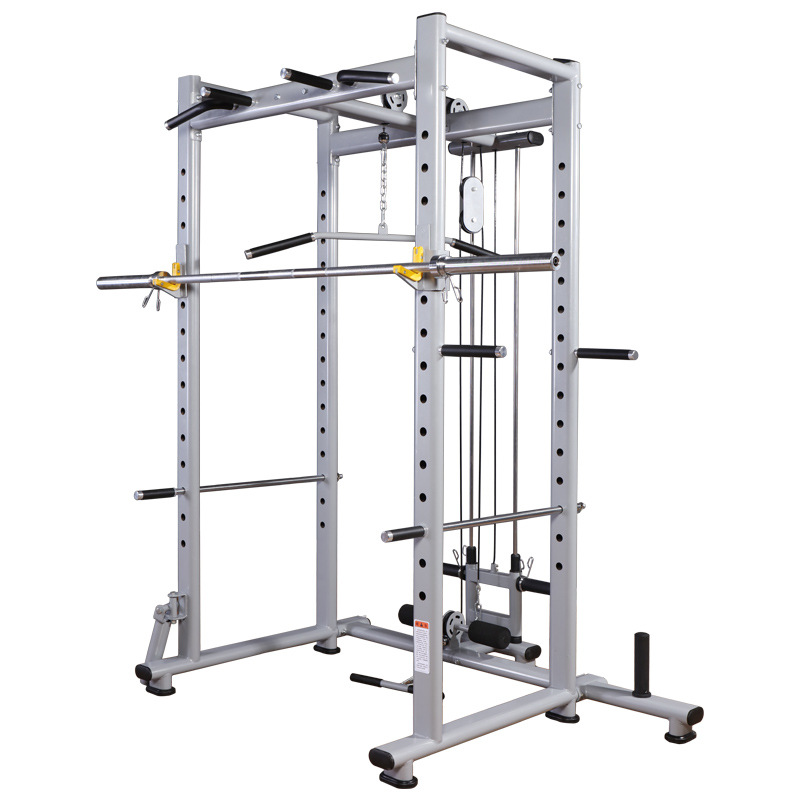 Xinju profesional marco libre Squat rack equipo de fitness multifuncional levantamiento de pesas Banco Barbell portry