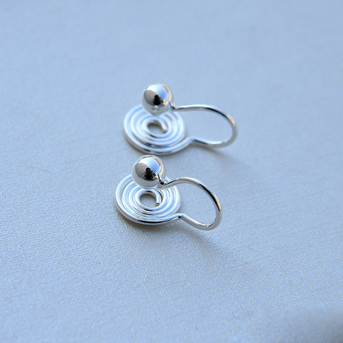 mosquito coil ear clip, retro fresh, simple and versatile ear clip, pain-relieving clip, DIY, no hook earring accessories, wholesale