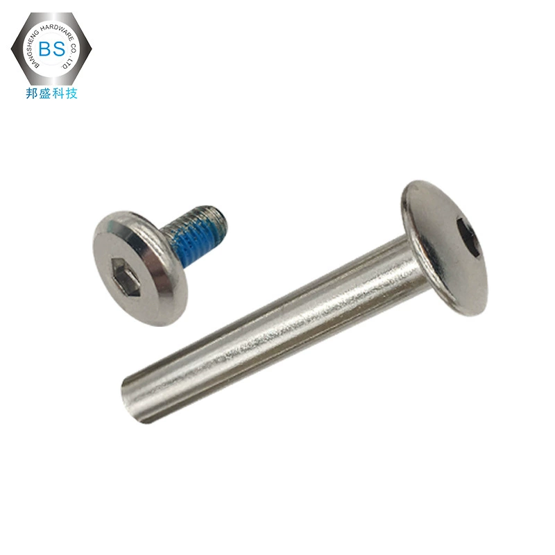 Аппаратные аксессуары для спортивного инвентаря Обработка коньков для блокировки винтов из нержавеющей стали Винты с наружной и внутренней резьбой из среднеуглеродистой стали