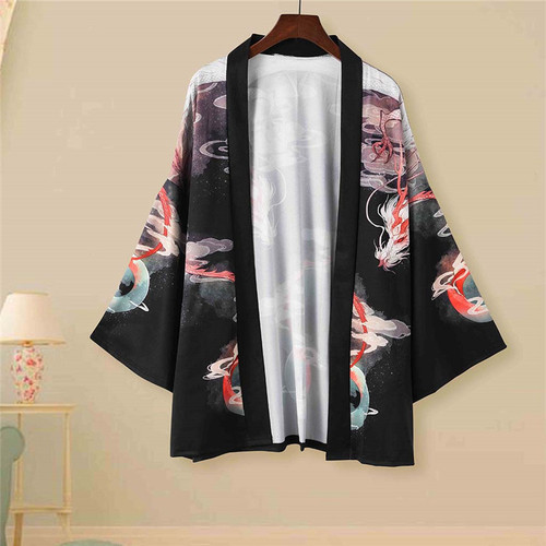 Japanese kimono men thin retro Japanese Daopao