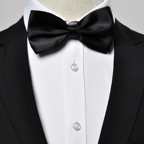 Bachelor party groom color tie men's wedding ceremony tuxedo shirt bow tie red black tie
