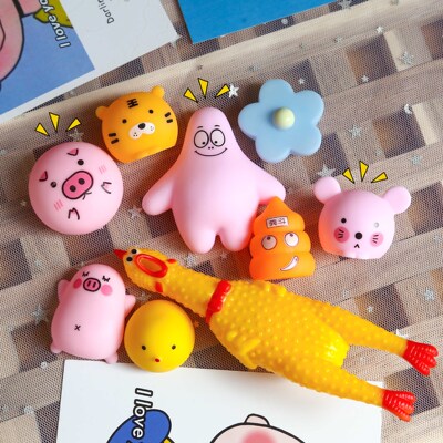 Selling lovely Small animals Le tweak Cartoon Toys The whole person Vent Decompression gift