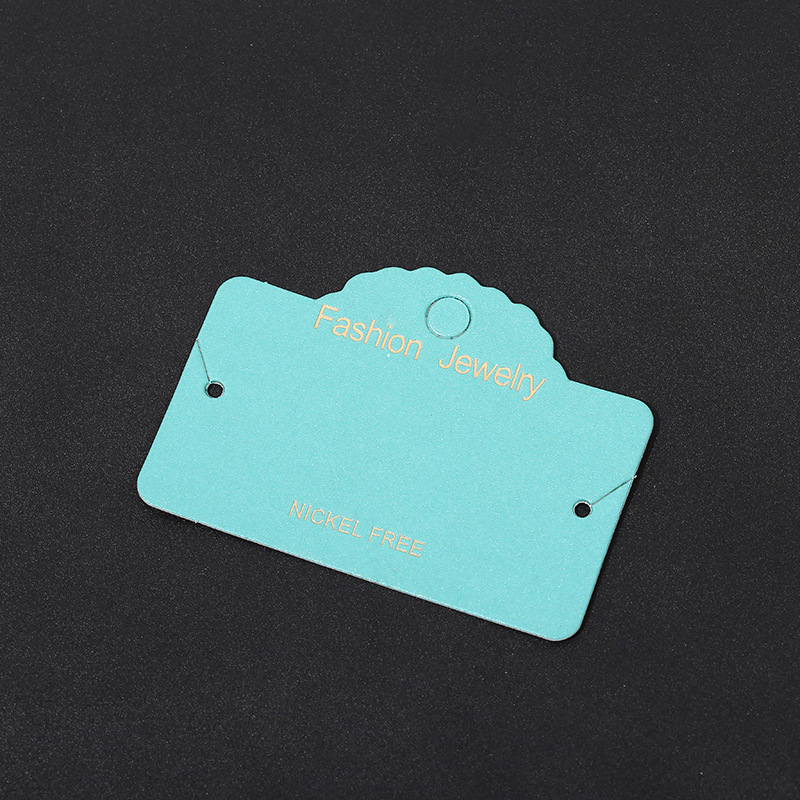 pvc纸卡小饰品卡片定做耳钉项链耳环卡定制印刷吊牌包装卡纸制作