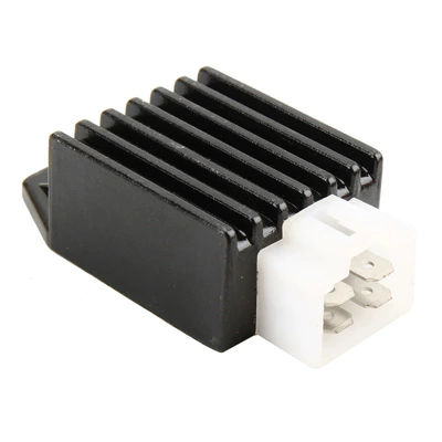 Motorcycle 4-Pin Voltage Regulator Gy680 Rectifier Gy6 50Cc Voltage Regulator 1P39Qmg Ac Voltage Regulator (Motorcycle Electrical and Instrument)