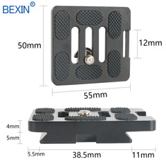 Manufacturer Suitable for Sirui TY50X G series KX series quick release plate tripod head plate universal quick release plate