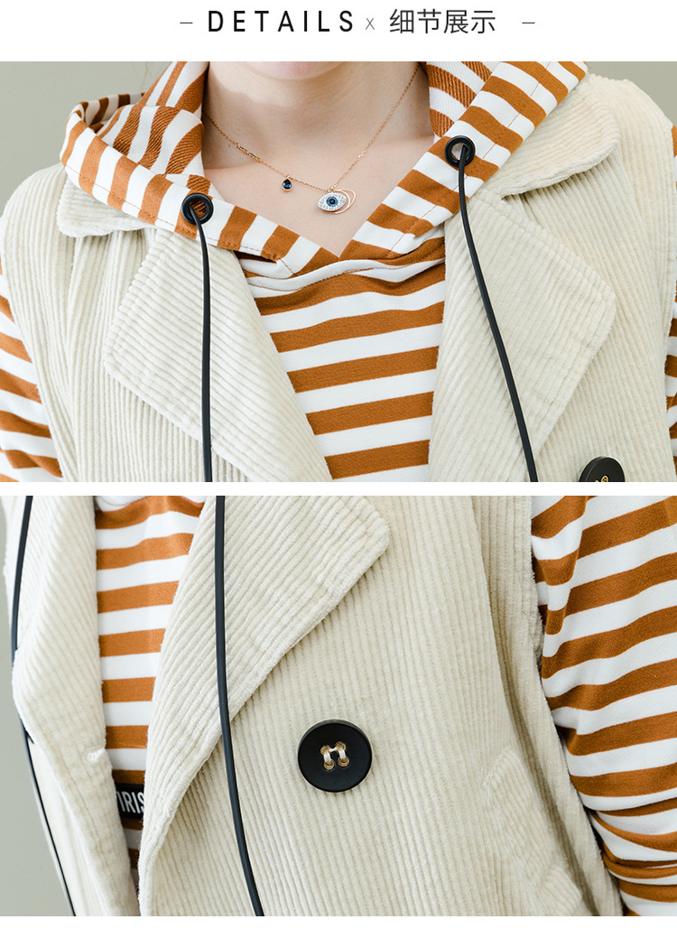 Costume femme en Velours côtelé - Ref 3333836 Image 23