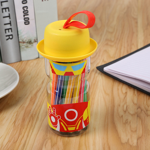 Creative cartoon watercolor pen set 12 colors 18 24 36 colors student watercolor pens children's painting art graffiti pens