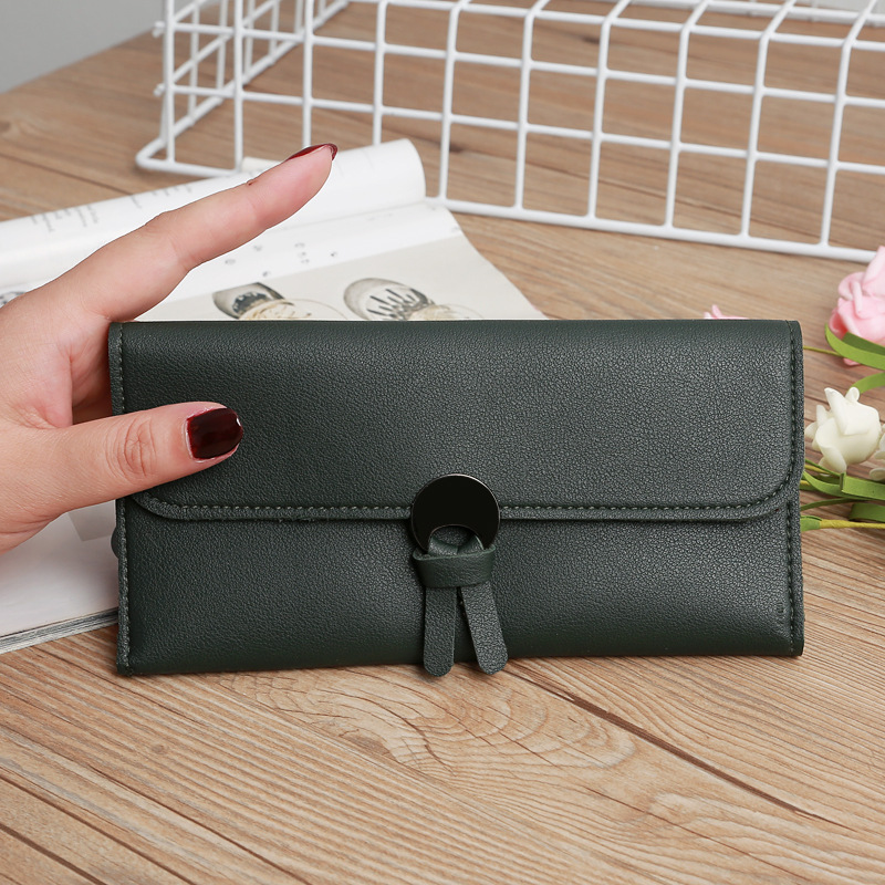 Korean Multi-card Metal Buckle Clutch display picture 6