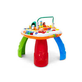 谷雨儿童玩具学习桌多功能早教双语游戏桌 益智玩具台宝宝游戏桌