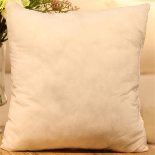 Modern minimalist solid color non-woven square pillow core, vacuum compressed soft PP cotton bed head cushion core and support pad core