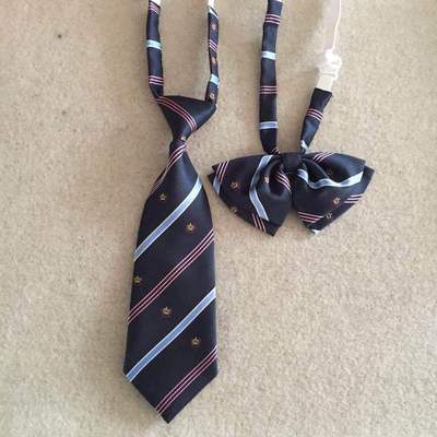 兒童領帶領結套裝英倫領花學院風 校服園服男女配飾蝴蝶結學生