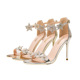 519-2 in Europe and the high heel with shining diamond peep-toe one word with sexy stars nightclub high-heeled shoes women sandals