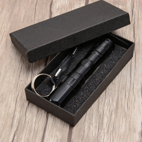 Mini LED Flashlight Ground Stool Blind Box Outdoor Torch Powerful Flashlight Gift Aluminum LOGO