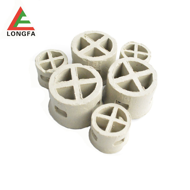 莲发 供应陶瓷填料 散堆填料鲍尔环 阶梯环 环保填料 厂家直销