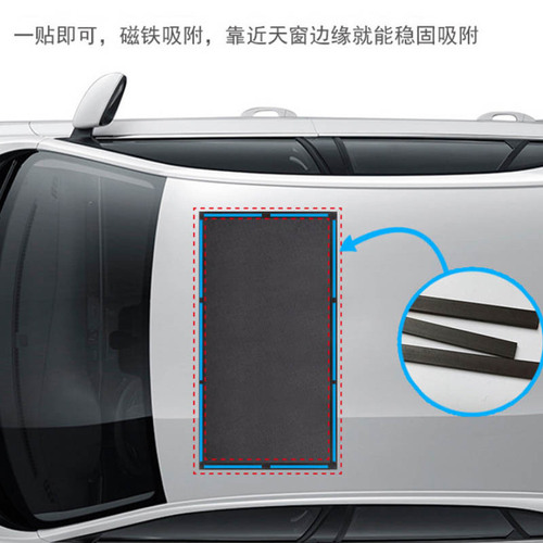 Car Sunroof Dedicated Insect Screen, Mosquito Proof Magnetic Curtain, Vehicle Sunshade Breathable, Sunshade Sun Protection Transparent