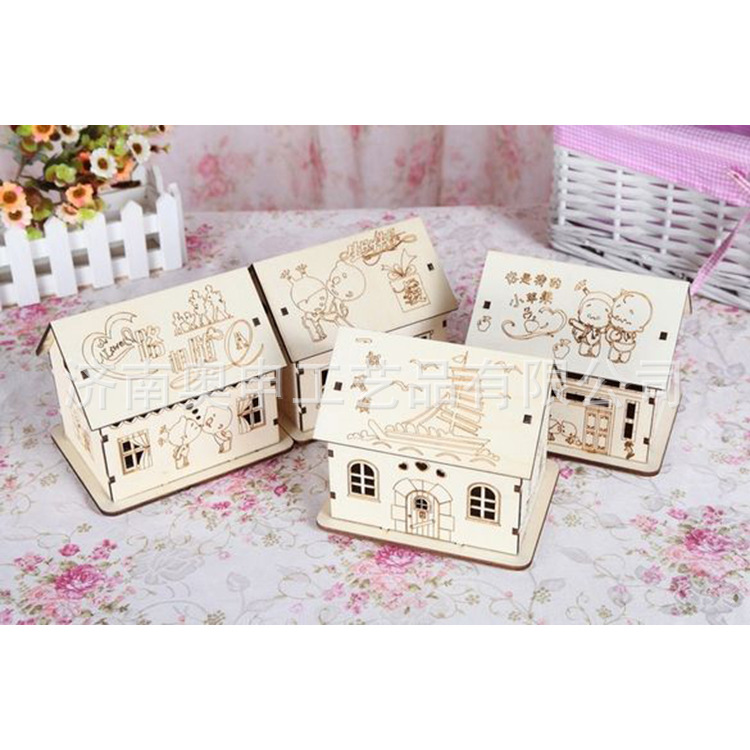 济南奥申创意木盒存钱罐加工定制