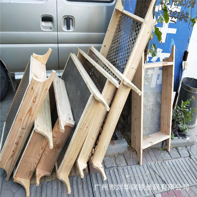 木框分样筛 砂石筛选专用双人木框筛 方孔圆孔