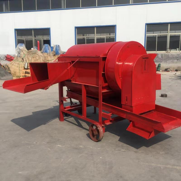 家用小型小麦脱粒机 柴油机带打麦机 大型125型三相电稻谷脱粒机