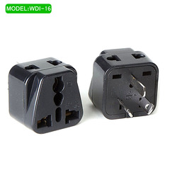 Standard plug adapter / Australian three-prong adapter / two-prong to three-prong converter plug adapter