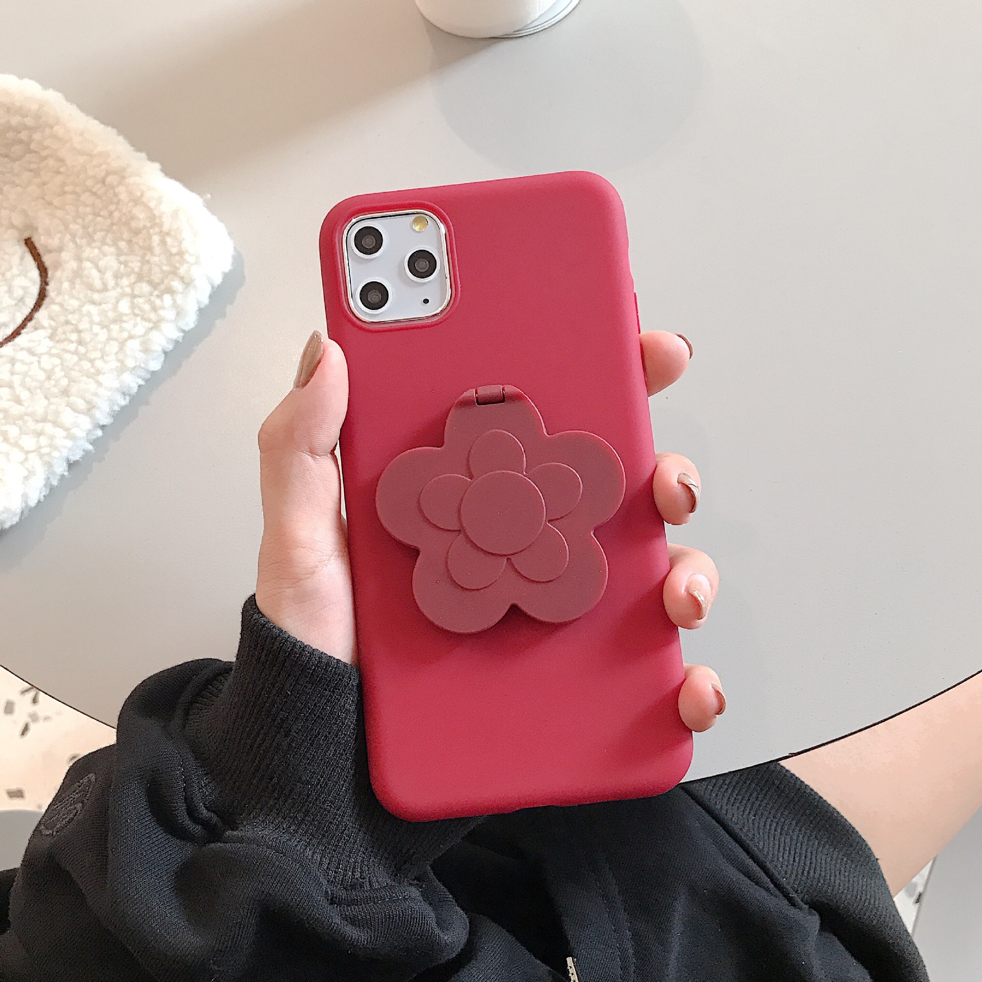 Camellia Spiegel Iphone13 Handy Hülle Für Huawei Mate30/oppo/vivo Verdickte Matte Weiche Schale display picture 1