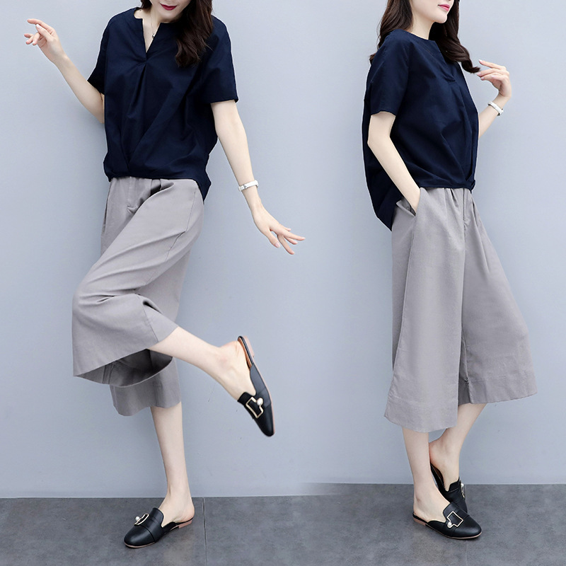 Costume femme en Coton et lin - Ref 3334976 Image 4