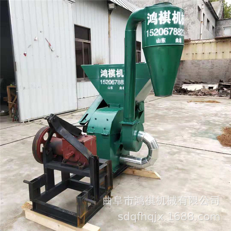 桂林各种杂草粉碎机粮食类秸秆粉碎机鸿祺机械锤片秸秆粉碎机