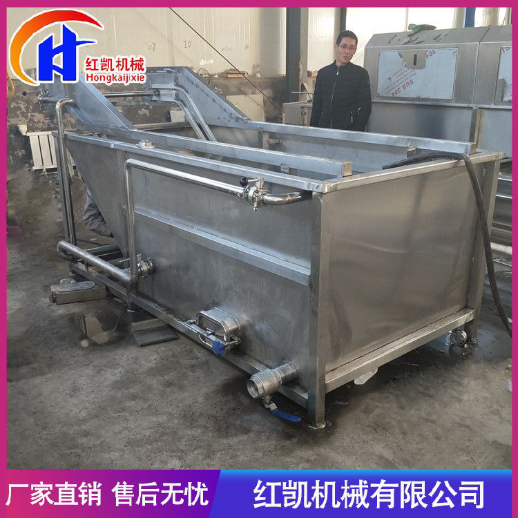供应气泡式蔬菜清洗机 不锈钢蘑菇清洗机 全自动牛蒡清洗机设备