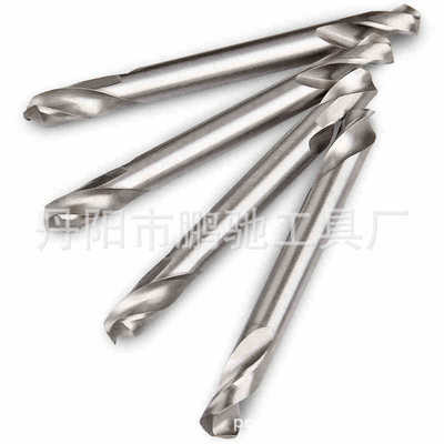 厂家直销全磨制4241直柄双头钻头打铁铝合金铜塑料木板电钻钻头|ms