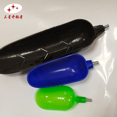 彩色新款 戶外釣魚不鏽鋼打窩勺批發 單雙節定位遠投拋餌勺打窩器